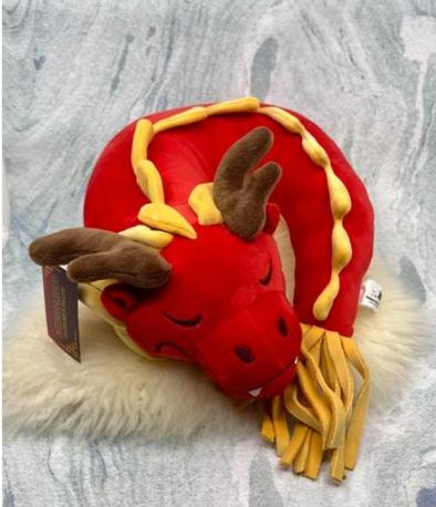 Red Dragon Neck Pillow
