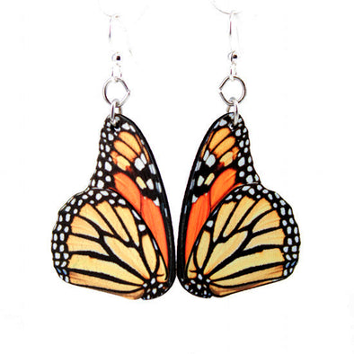 Monarch wing Earrings