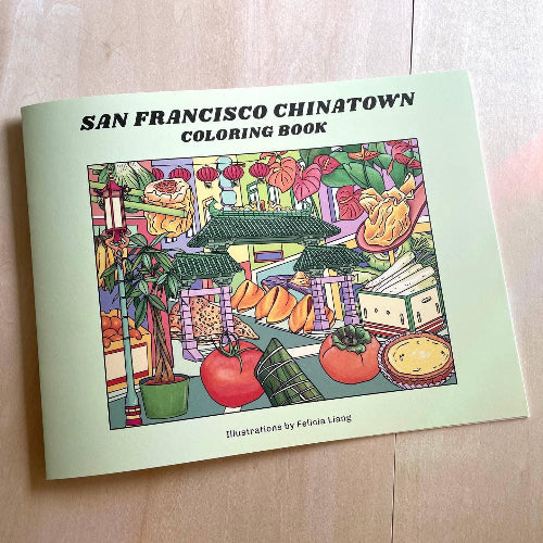 San Francisco Chinatown Coloring Book