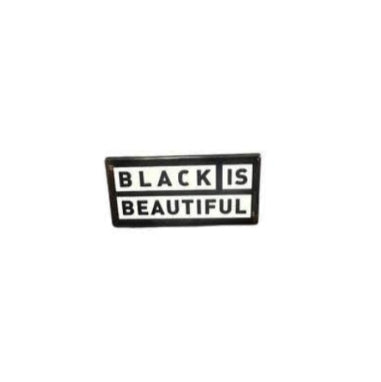 Black Is Beautiful Enamel Pin