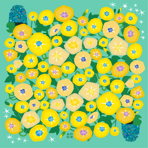 High John Morning Glory Bandana