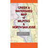Creek & Watershed Map of Milpitas & North San Jose