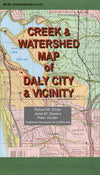 Creek & Watershed Map of Daly City & Vicinity - Oakland Museum of California Store