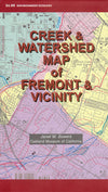 Creek & Watershed Map of Fremont & Vicinity - Oakland Museum of California Store