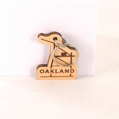 Oakland Port Crane Keychain