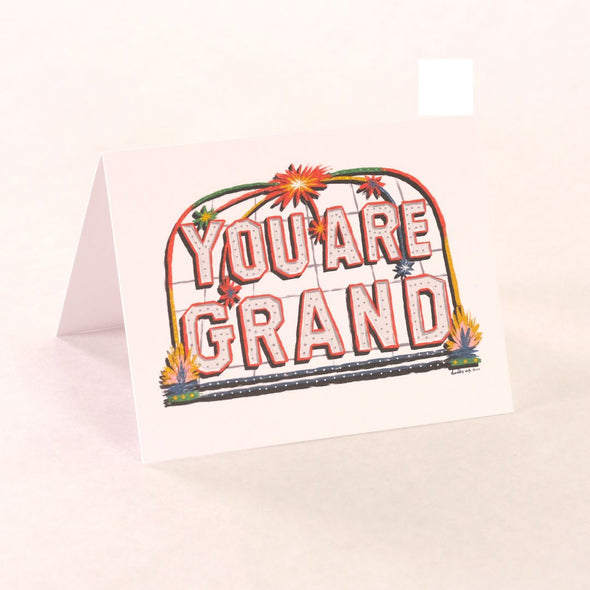 You Are Grand Notecard and Envelope