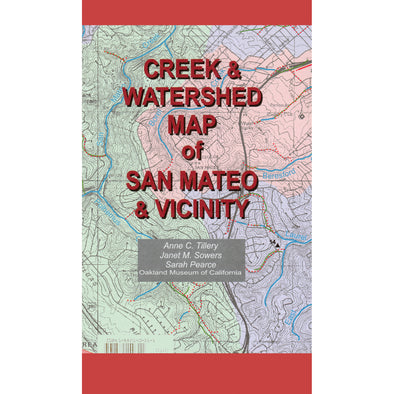 Creek & Watershed Map of San Mateo & Vicinity